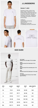 J Lindeberg Men's Darren T-Shirt - White