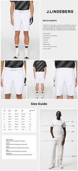 J Lindeberg Men’s Mitch Shorts - White