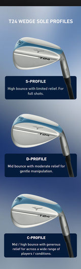 Mizuno T-24 Steel Wedge - Soft White Satin