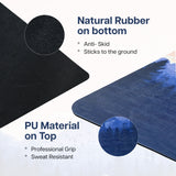 PU & Natural Rubber Yoga Mat - 6mm, Mountain Peace