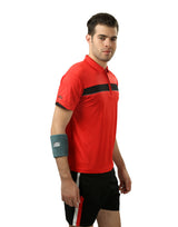 STAG GLOBAL Stripe  Men's Athletic Fit Polo T-Shirt | Solid Sportswear for Active & Casual Use