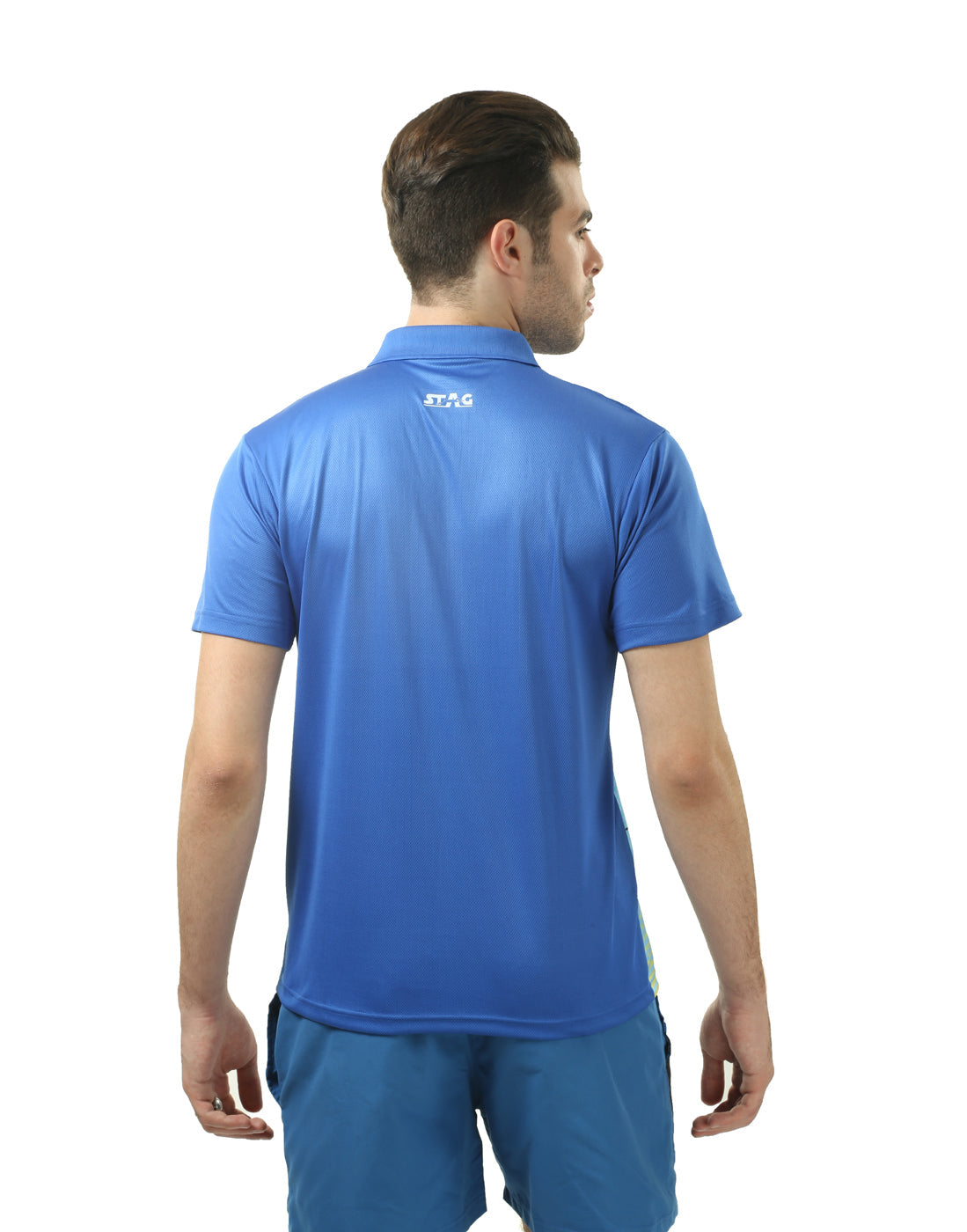 STAG GLOBAL Linea Men's Athletic Fit Polo T-Shirt | Solid Sportswear for Active & Casual Use