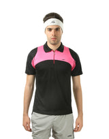 STAG GLOBAL  Graphic Men's Athletic Fit Polo T-Shirt | Solid Sportswear for Active & Casual Use
