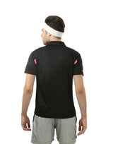 STAG GLOBAL  Graphic Men's Athletic Fit Polo T-Shirt | Solid Sportswear for Active & Casual Use