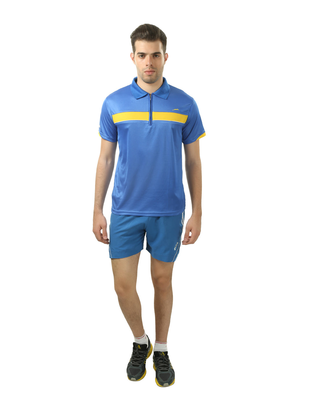 STAG GLOBAL Stripe Bold Men's Polo T-Shirt – 100% Polyster | Breathable and Comfortable Sportswear