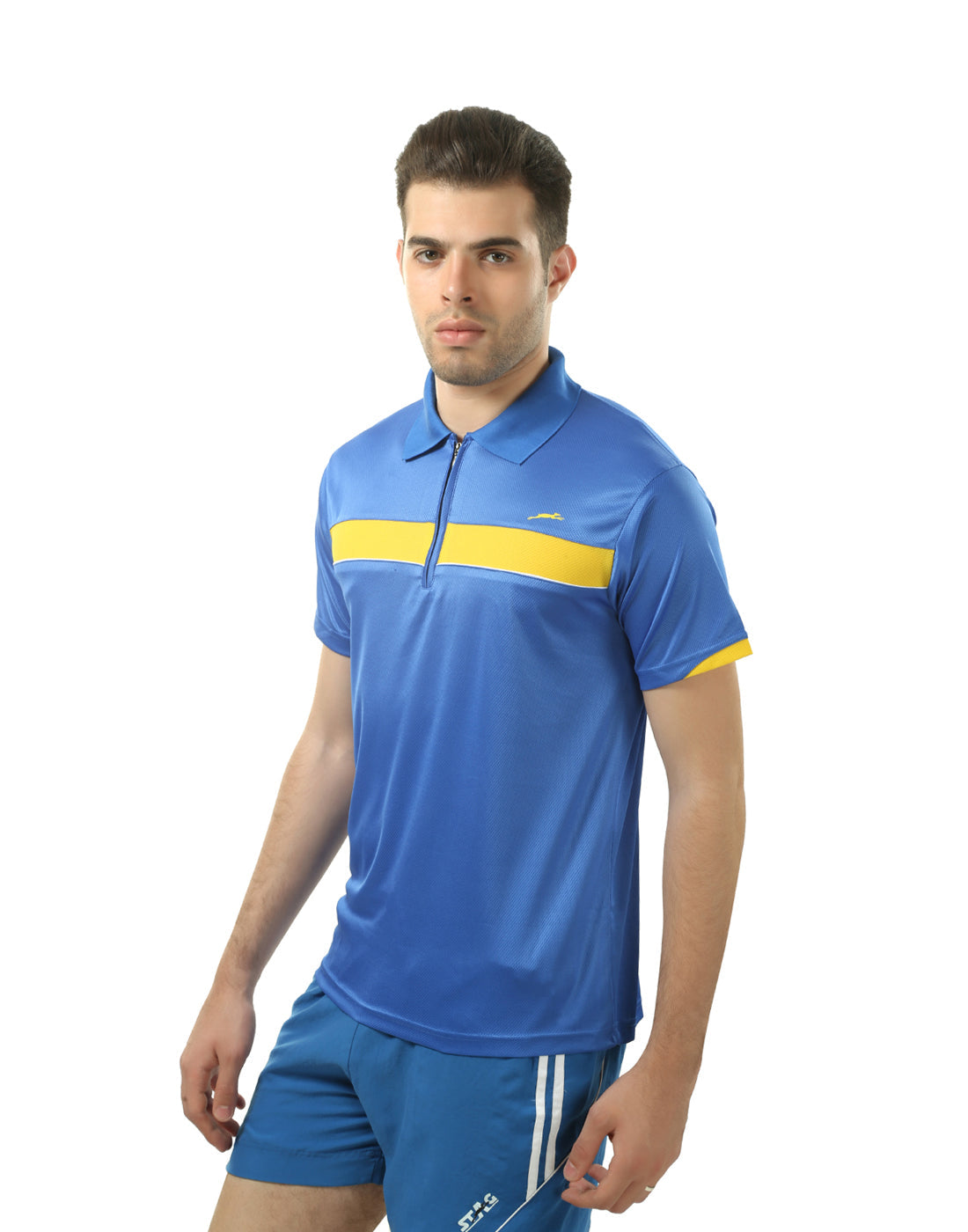 STAG GLOBAL Stripe Bold Men's Polo T-Shirt – 100% Polyster | Breathable and Comfortable Sportswear
