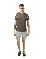 STAG GLOBAL Flex  Men’s Sports T-Shirt – Dark Grey | Breathable, Quick-Dry Activewear
