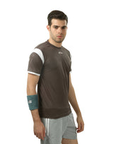 STAG GLOBAL Flex  Men’s Sports T-Shirt – Dark Grey | Breathable, Quick-Dry Activewear