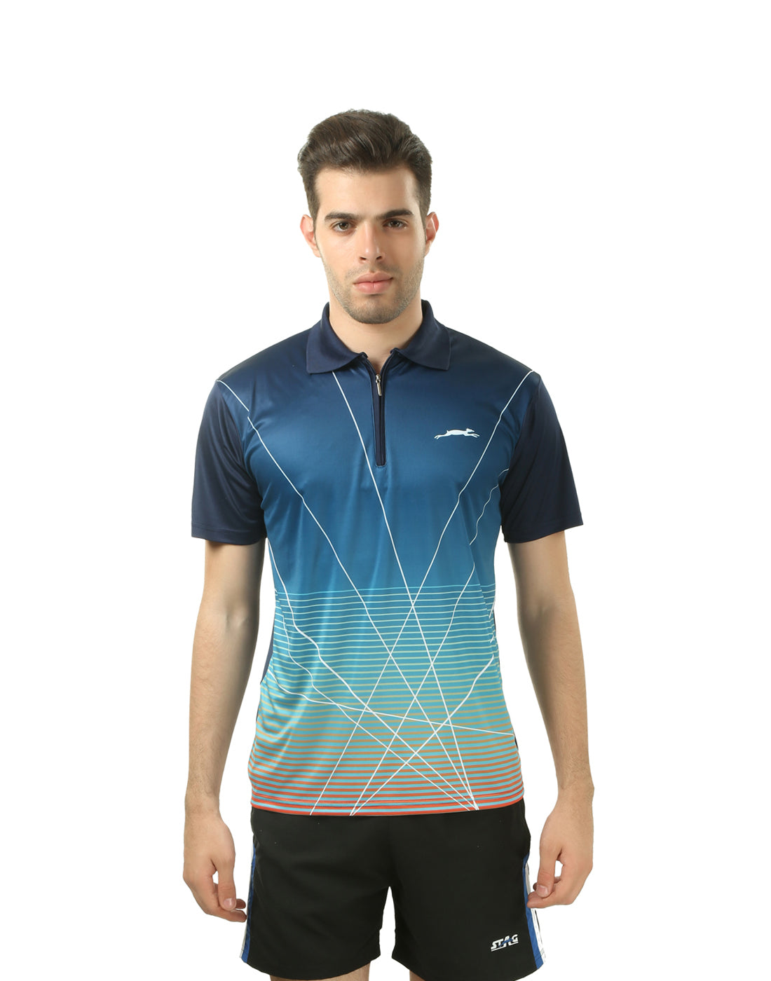 STAG GLOBAL Linea Men's T-Shirt,  Lightweight & Breathable, Classic Fit for Active & Casual Wear