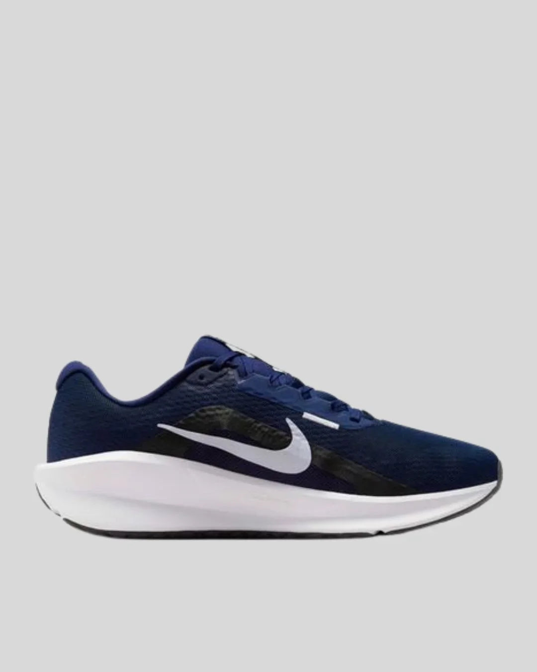 NIKE Downshifter 13 Men Road Running Shoes - Midnight Navy Pure Platinum-Black-White