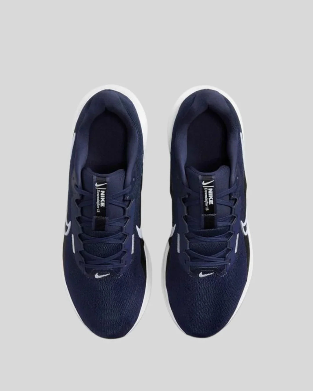 NIKE Downshifter 13 Men Road Running Shoes - Midnight Navy Pure Platinum-Black-White