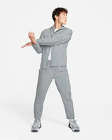 NIKE Form Men's Dri-Fit Open Hem Versatile Trousers - Smoke Grey/Black