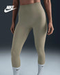 NIKE One Seamless Front High-Waisted Full-Length Women's Leggings - Light Army Black