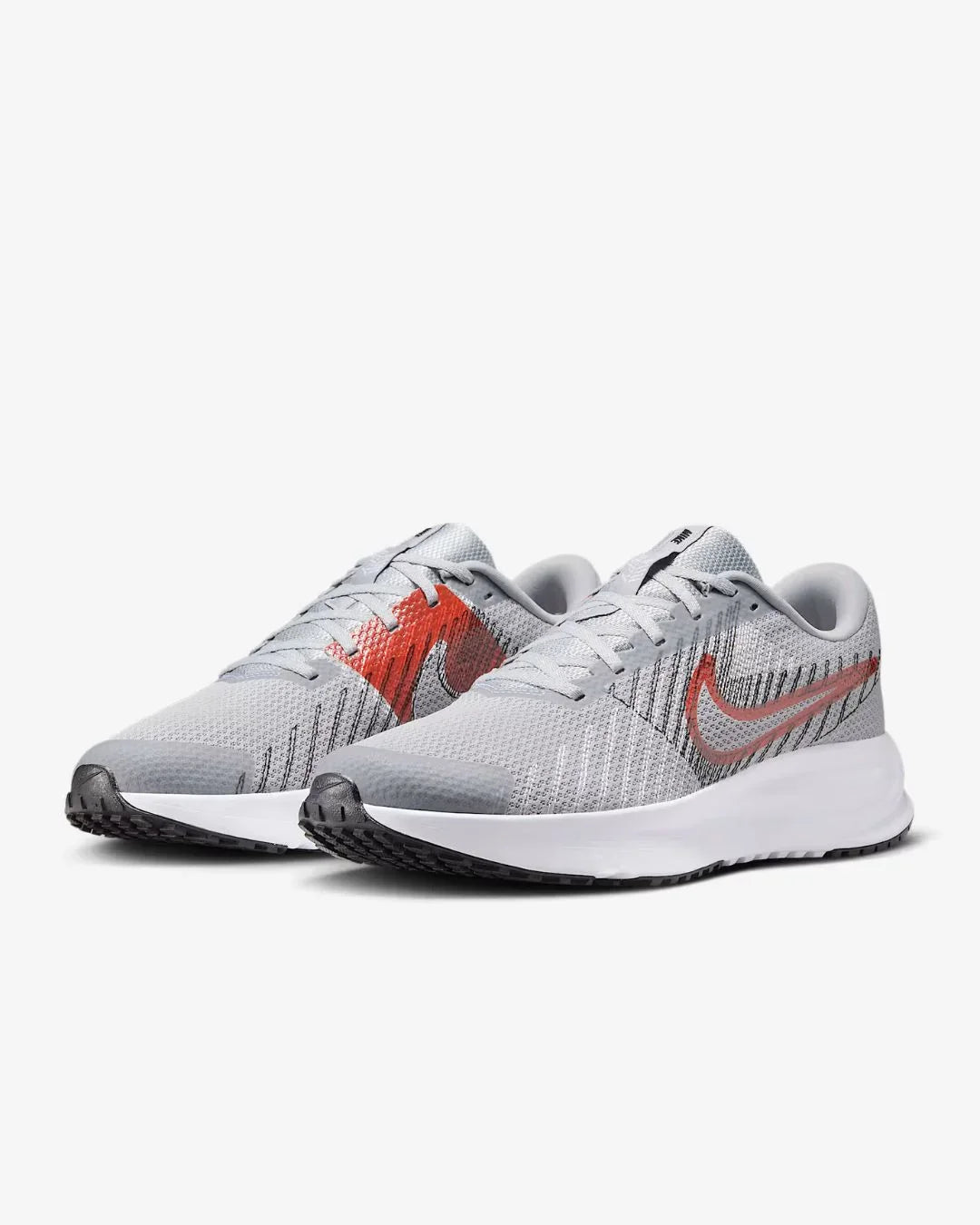 NIKE Run Defy Men's Road Running Shoes - Wolf Grey/Black/White/Bright