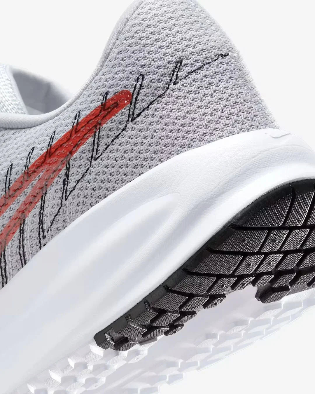 NIKE Run Defy Men's Road Running Shoes - Wolf Grey/Black/White/Bright