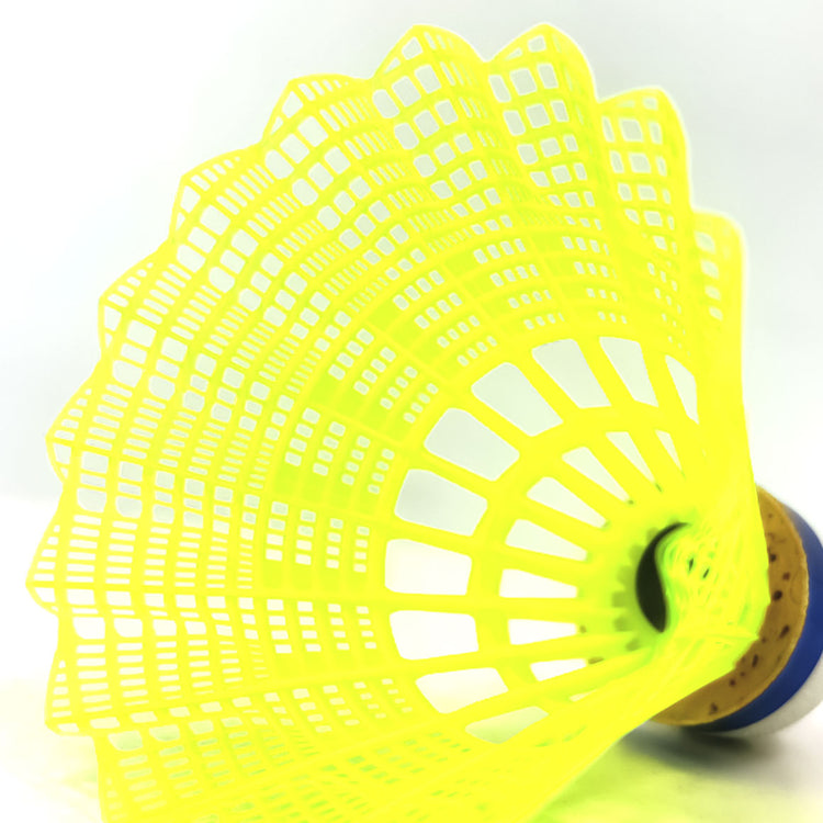 NS 10 Nylon Badminton Shuttlecock, Medium Speed (6 Pieces)