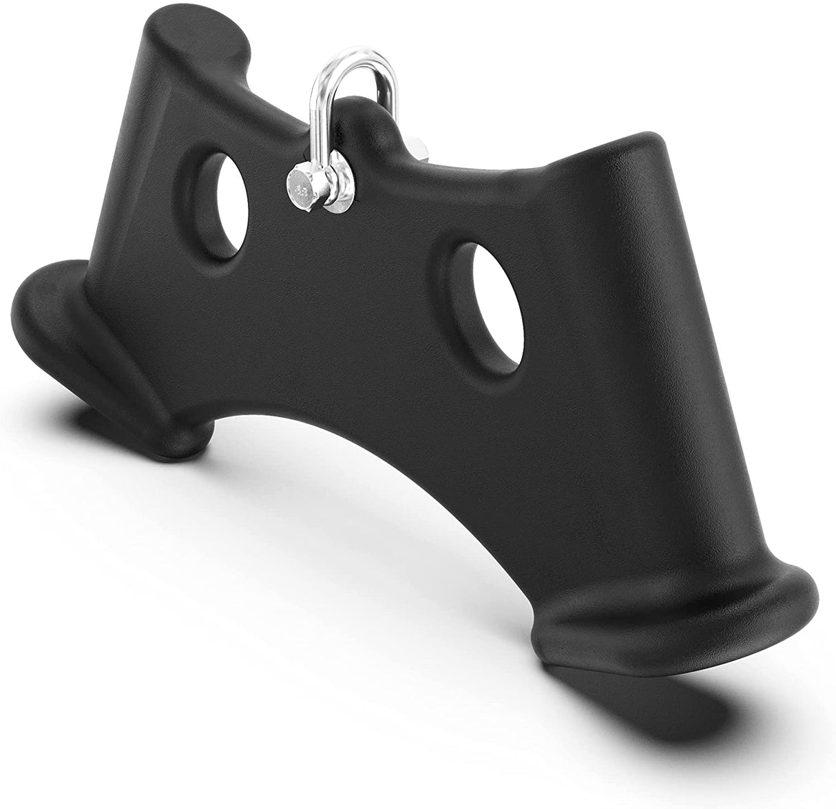KAKSS Machine Attachments. Black Matte Handles with Universal Attachment for Cable Machines. Pull Down, Press Down, Row, Triceps, Biceps & Lats. Available in 8 Varieties