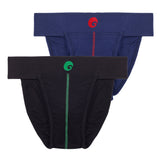 Neo Back Covered Supporter Black Navy P2