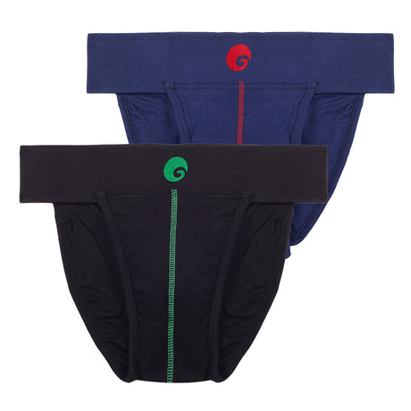Neo Back Covered Supporter Black Navy P2 | Omtex