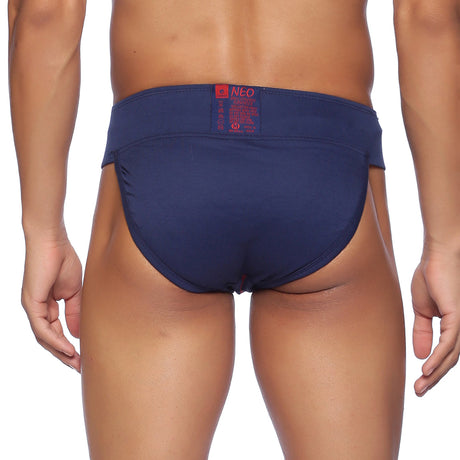 Neo Back Covered Supporter Navy P2 | Omtex