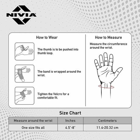 Weight Lifting Wrist Support (Pair)
