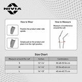 NIVIA Calf Support -Slip in Sleeve, Ankle Sleeves, Braces or Wraps , For Compression & Circulation Available in S | M | L  & Black / Red Color , Used for All kind of impact Sports