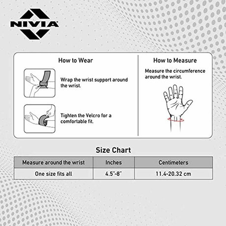 Nivia Orthopedic Wrist Support (Pair)