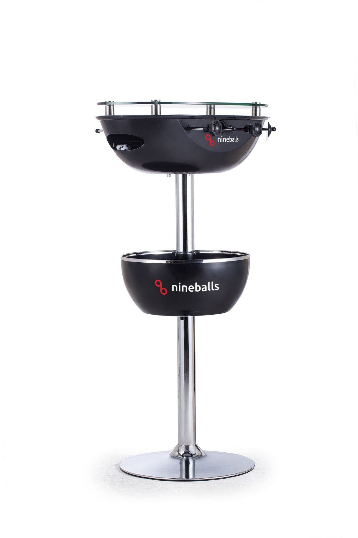2 in 1 Party Foosball Table - Black
