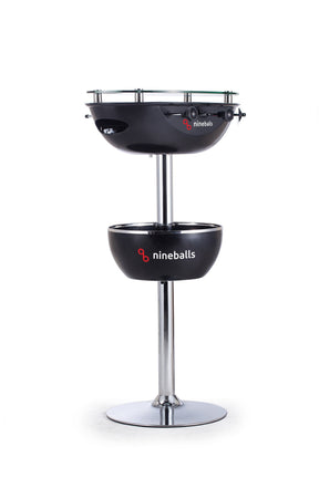 2 in 1 Party Foosball Table - Black