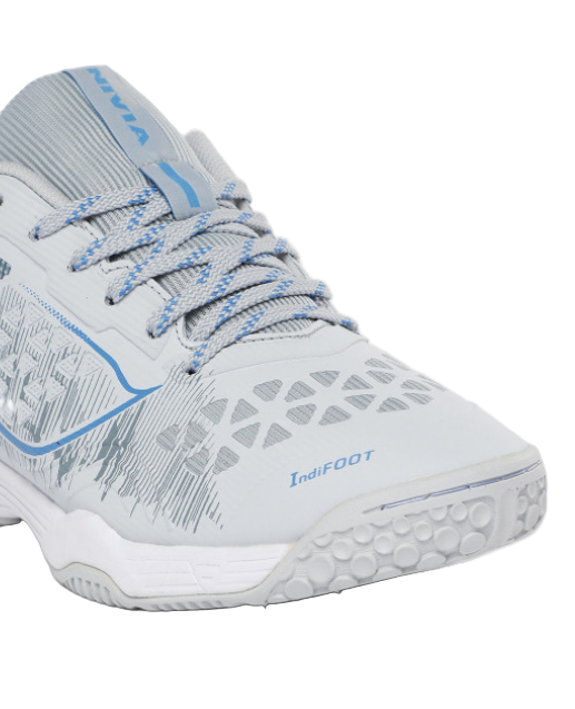 Nivia Hy-Court 3.0 Badminton Shoe (Grey)