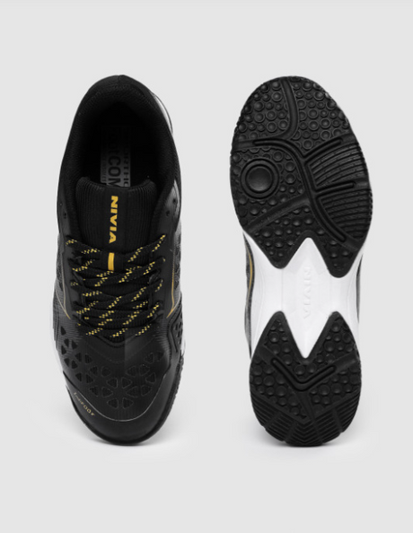 Nivia Hy-Court 3.0 Badminton Shoe (Black) | Noah Sports