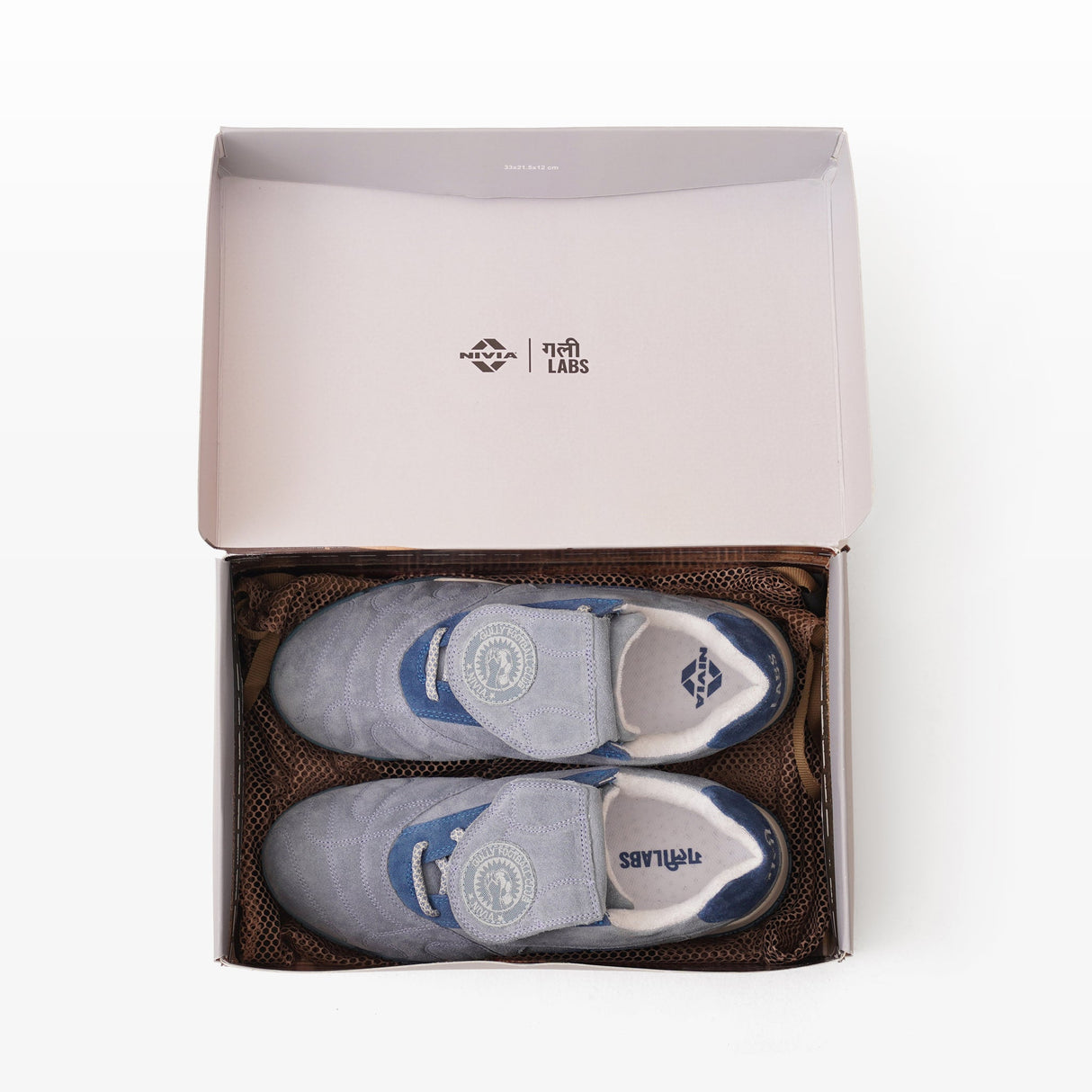 Nivia Gully Labs × NIVIA Barefoot Blue Sneakers