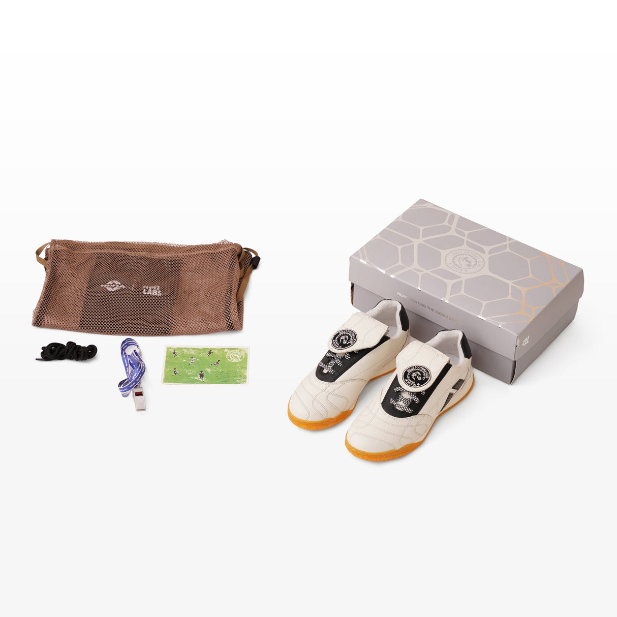Nivia Gully Labs × NIVIA Sova White Sneakers