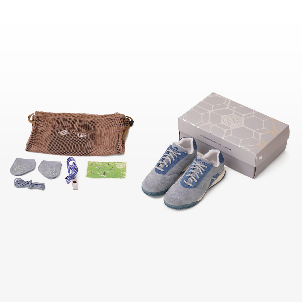 Nivia Gully Labs × NIVIA Barefoot Blue Sneakers