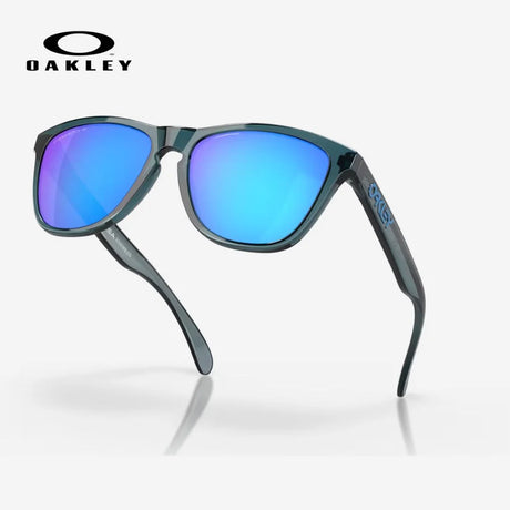OAKLEY Frogskins™ Sunglasses - Prizm Sapphire Polarized Lenses, Crystal Black Frame