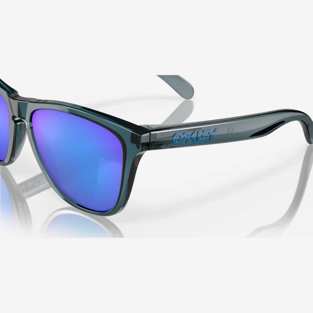 OAKLEY Frogskins™ Sunglasses - Prizm Sapphire Polarized Lenses, Crystal Black Frame
