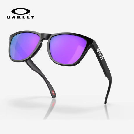 OAKLEY Frogskins™ Sunglasses - Prizm Violet Lenses, Matte Black Frame