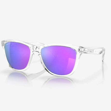 OAKLEY Frogskins™ Sunglasses - Prizm Violet Lenses, Polished Clear Frame