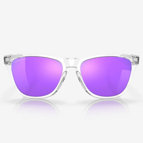 OAKLEY Frogskins™ Sunglasses - Prizm Violet Lenses, Polished Clear Frame