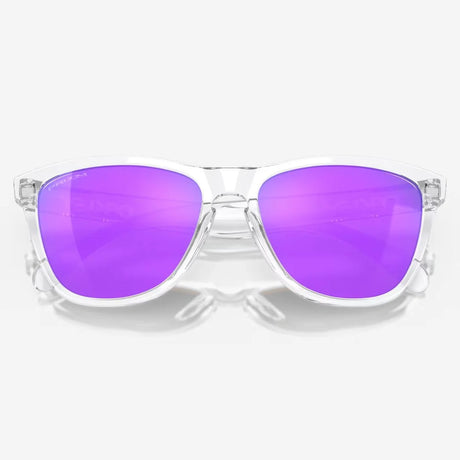 OAKLEY Frogskins™ Sunglasses - Prizm Violet Lenses, Polished Clear Frame