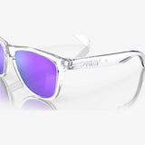 OAKLEY Frogskins™ Sunglasses - Prizm Violet Lenses, Polished Clear Frame