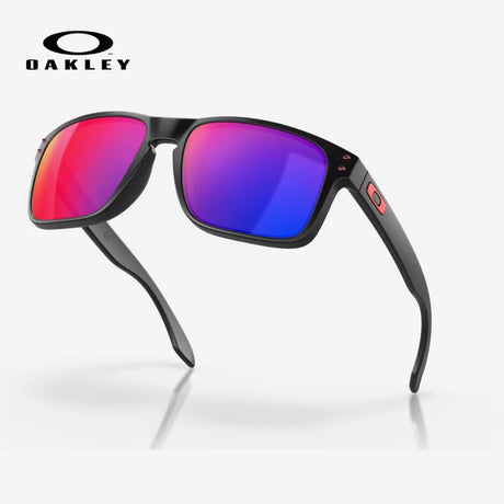 OAKLEY Holbrook™ Sunglasses - Red Iridium Lenses, Matte Black Frame