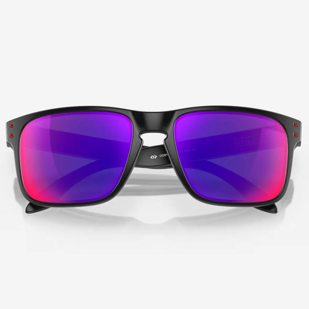 OAKLEY Holbrook™ Sunglasses - Red Iridium Lenses, Matte Black Frame
