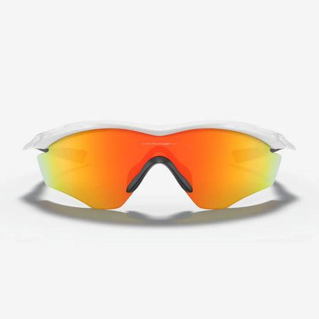 OAKLEY M2 Frame XL Sunglasses - Fire Iridium Lenses,  Polished White Frame
