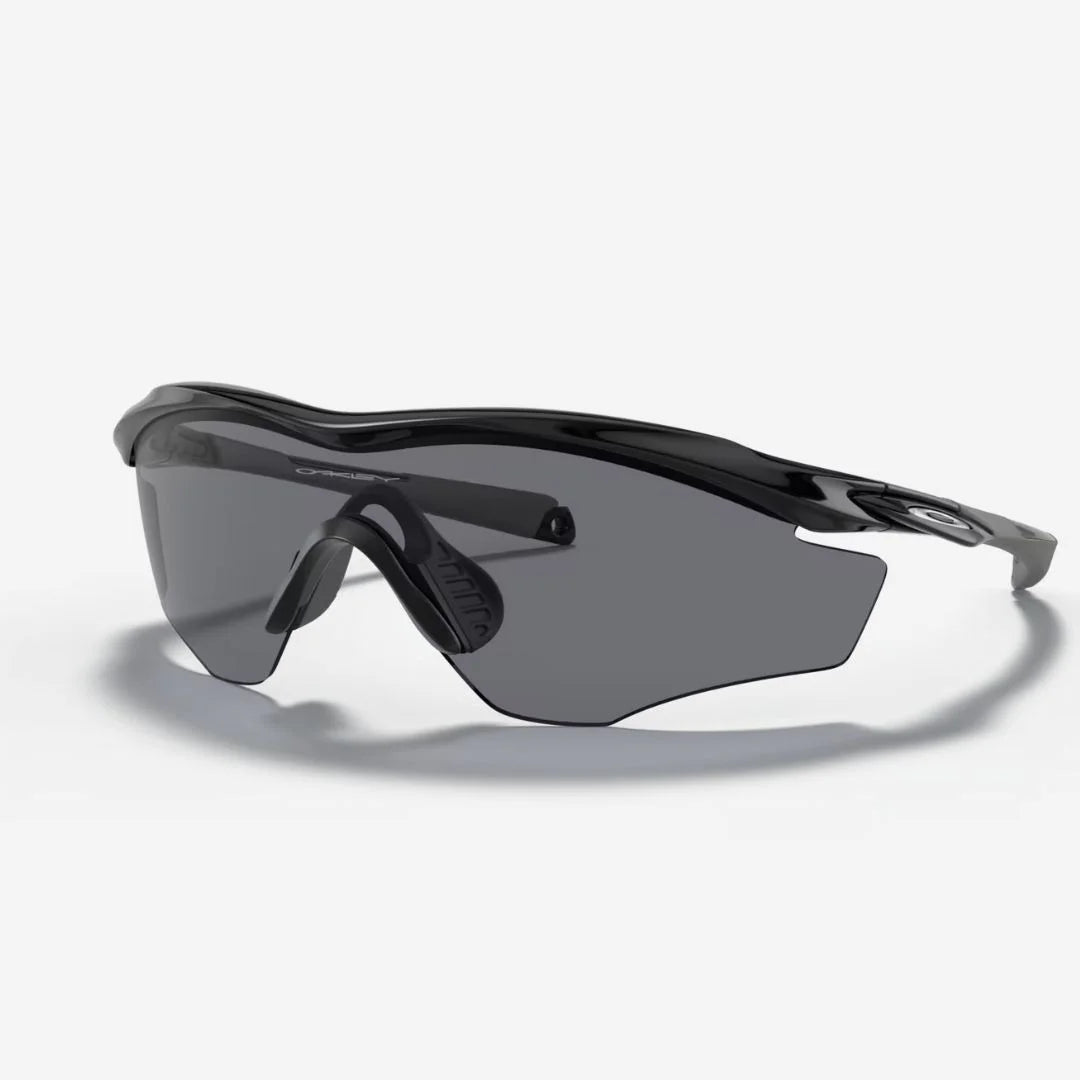 OAKLEY M2 Frame XL Sunglasses - Grey Lenses,  Polished Black Frame