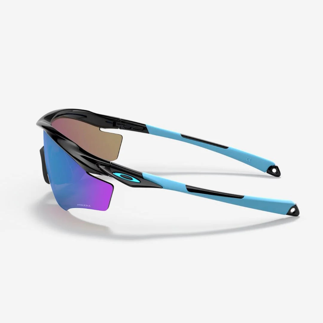 OAKLEY M2 Frame XL Sunglasses - Prizm Sapphire Lenses, Polished Black Frame