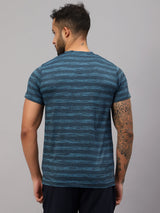 Vector X Mens Polyester Round Neck Sports T-Shirt Half Sleeves