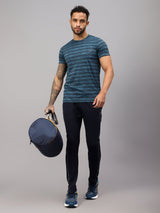 Vector X Mens Polyester Round Neck Sports T-Shirt Half Sleeves
