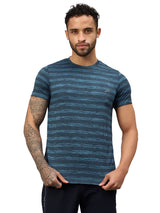 Vector X Mens Polyester Round Neck Sports T-Shirt Half Sleeves
