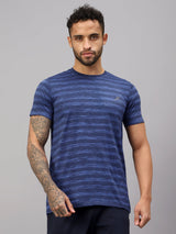Vector X Mens Polyester Round Neck Sports T-Shirt Half Sleeves